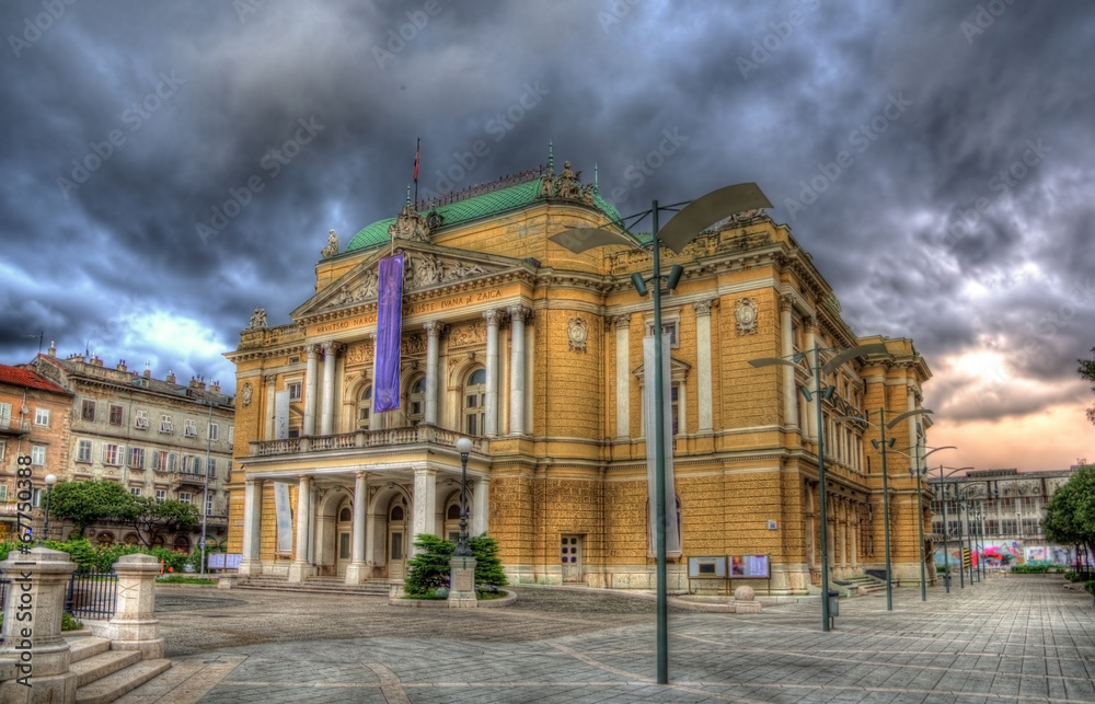 Croatian National Theatre Ivan Zajc in Rijeka