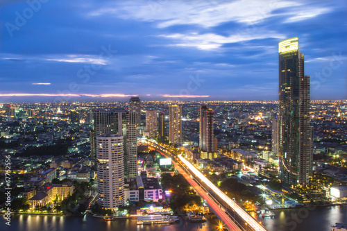 Bangkok city skyline