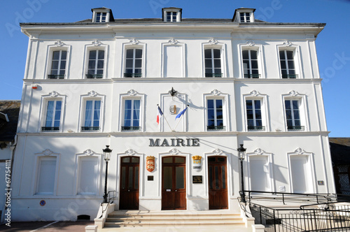 picturesque city hall of Muids in Eure photo