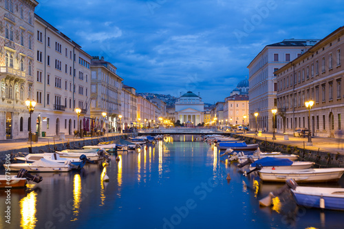 Canal Grande in Trieste photo