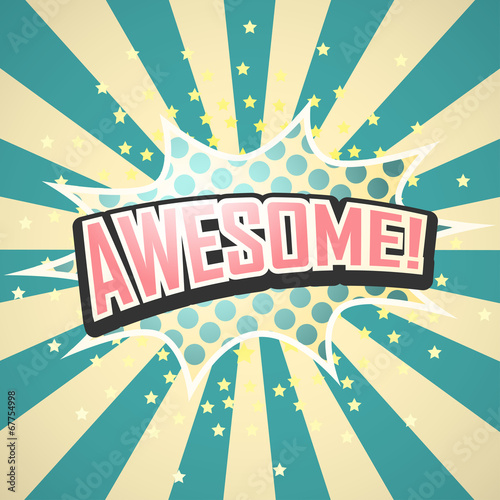 Awesome! Comic Speech Bubbl...