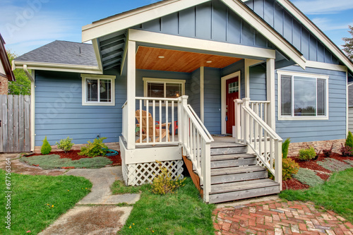 House exterior. View of entrance porch