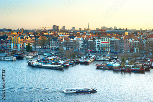 Skyline of Amsterdam