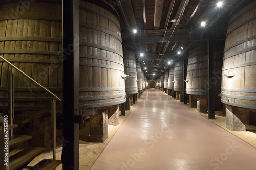 Interior  of old winery
