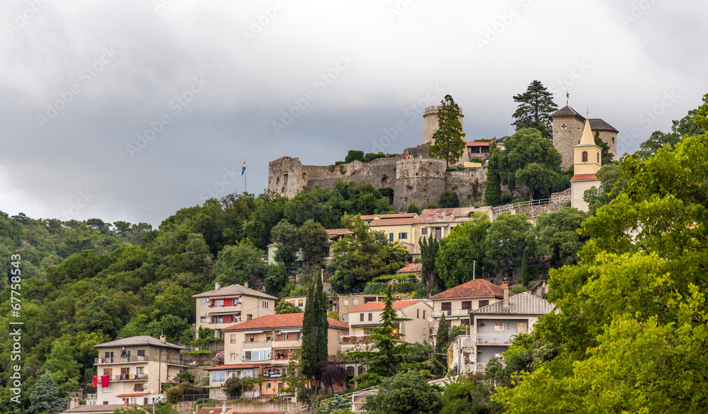 Trsat Castle in Rijeka, Croatia