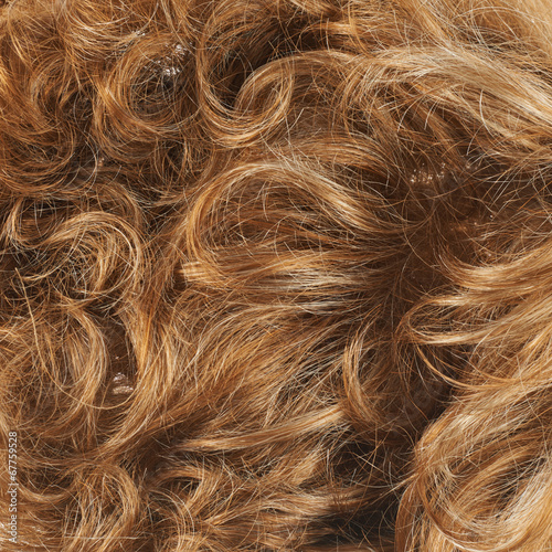 Hair fragment as a background composition