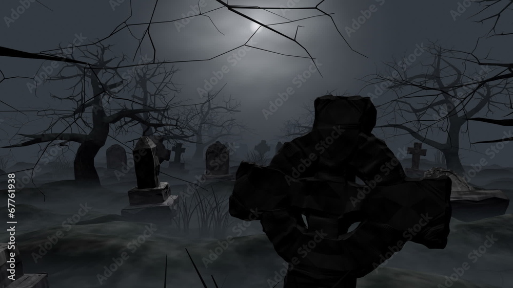 Cemetery graveyard loop