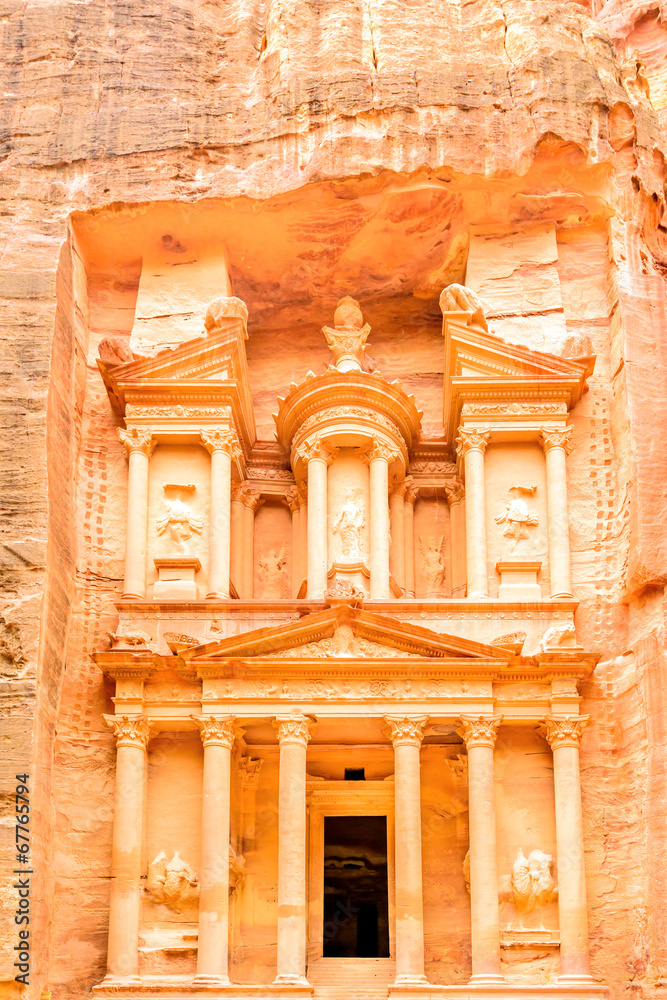 The Treasury in the ancient Edomite city of Petra, Jordan