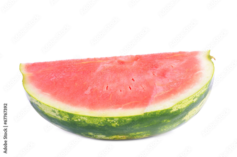 Watermelon isolated on the white Watermelon isolated on the white