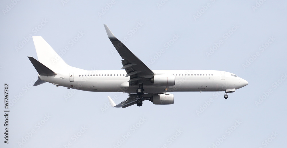 airplane fly before landing at the airport airplane fly before landing at the airport