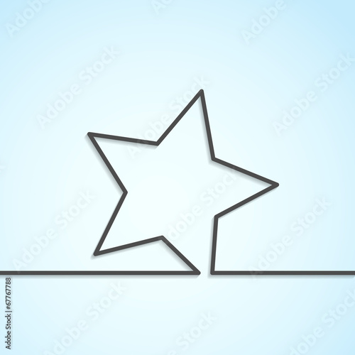 Star icon abstract modern background template