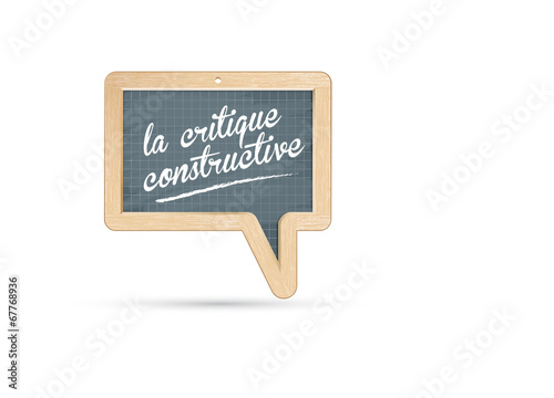 la critique constructive - évaluation