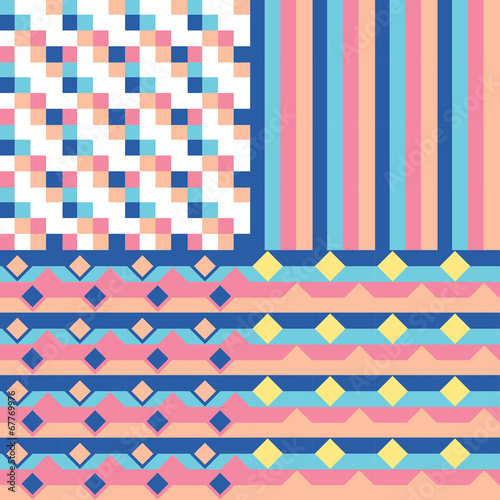 Set of abstract patterns
