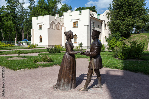 Tsarskoye Selo. Russia. Sculptures. photo