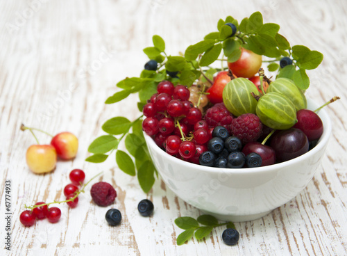 Assorted fresh berries