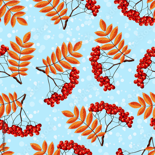 rowan seamless pattern
