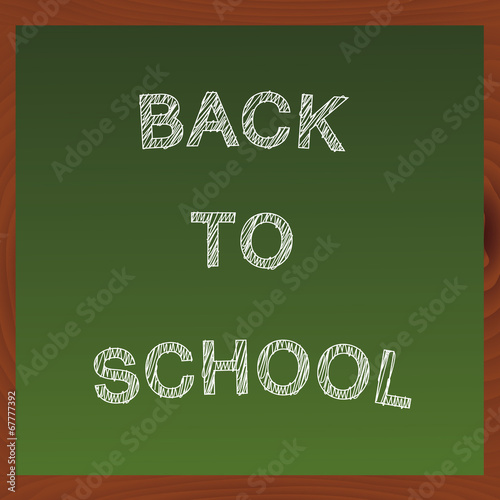 Vector board - back to school