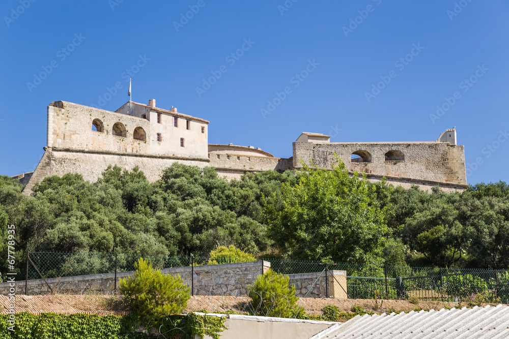 Antibes, France. View of fort Carre