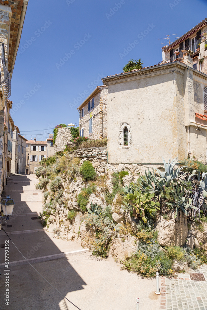 Antibes, France. Street in old town