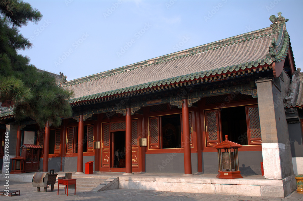 East Side Hall in the Yonghegong Lama Temple, Beijing, China
