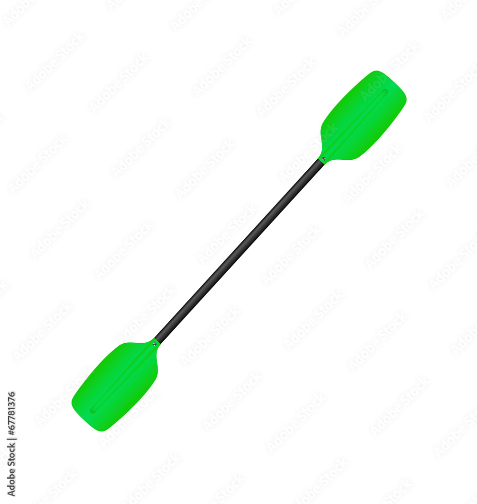 Paddle in green design Paddle in green design