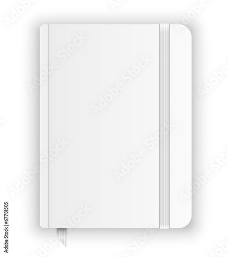 Blank moleskin photo