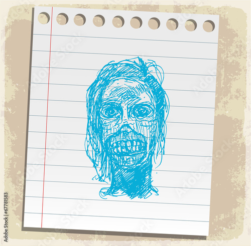 halloween cartoon zombi