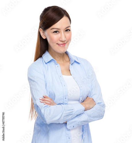 Asian Woman with casual wear