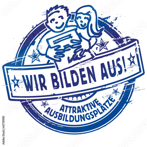 Stempel Wir bilden aus