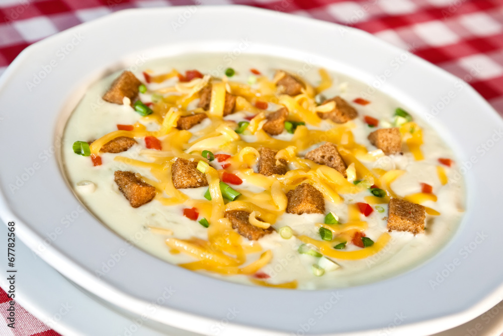 Cheddar soup