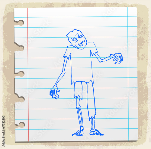 halloween cartoon zombi