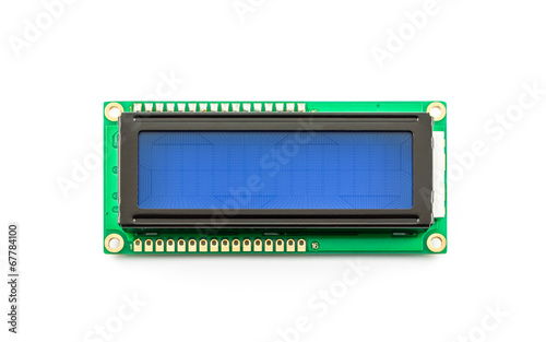 Blue LED Character Display