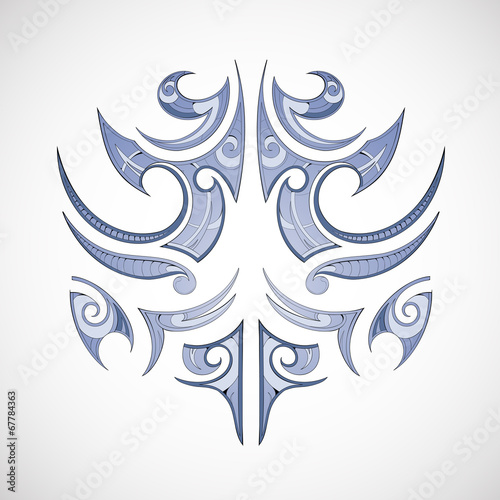 Maori tribal tattoo