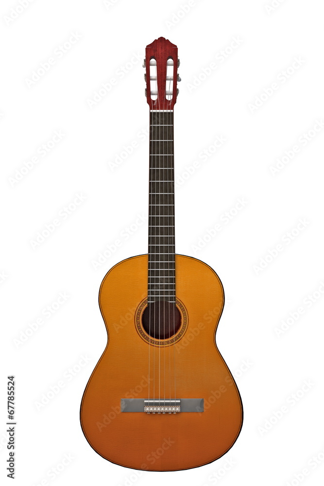 Obraz premium Acoustic guitar isolated