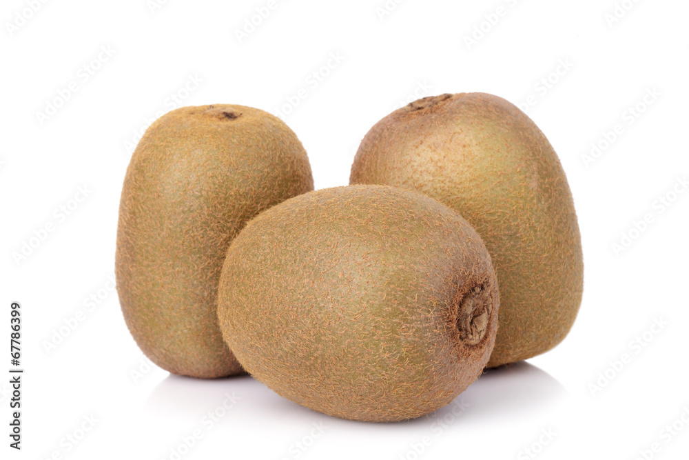 Kiwi fruit isolated on white background Kiwi fruit isolated on white background