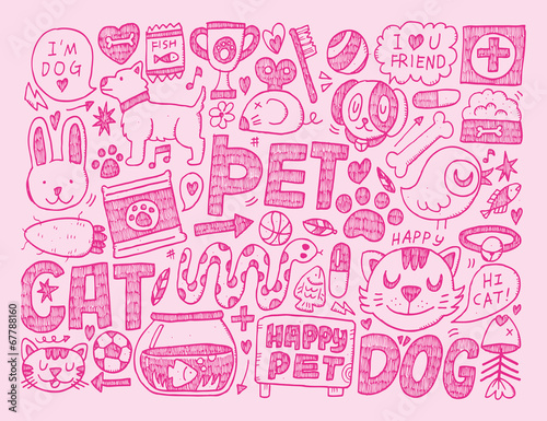 doodle pet background