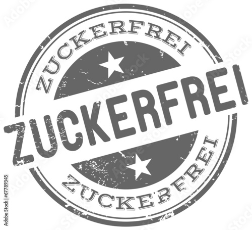 zuckerfrei stamp