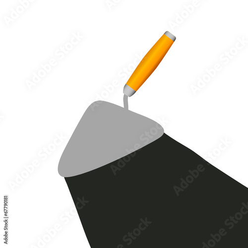 trowel vector illustration