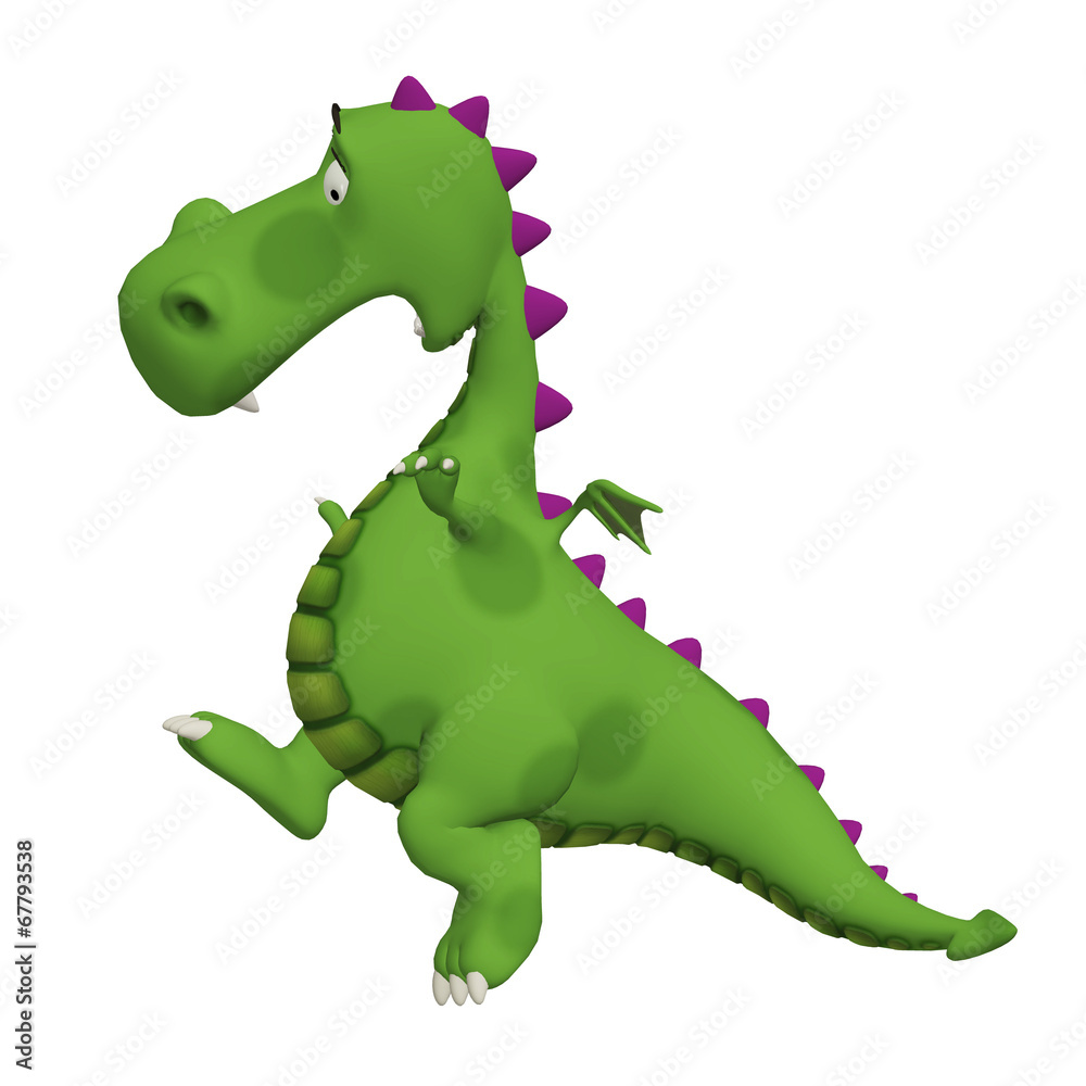 Fototapeta premium dragon 3d cartoon