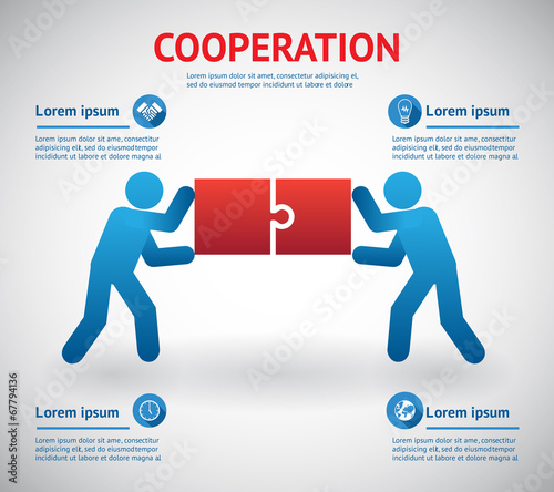Cooperation and teamwork template