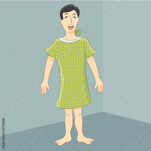 Man Hospital Gown