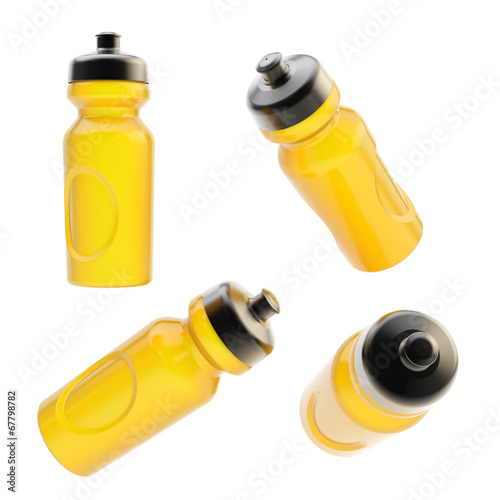 Drinking sport bottle isolated