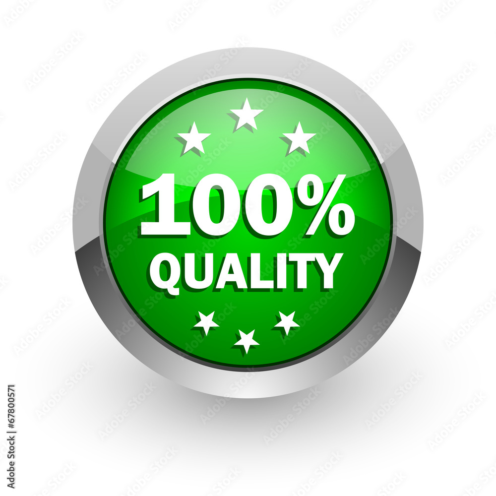 quality green glossy web icon