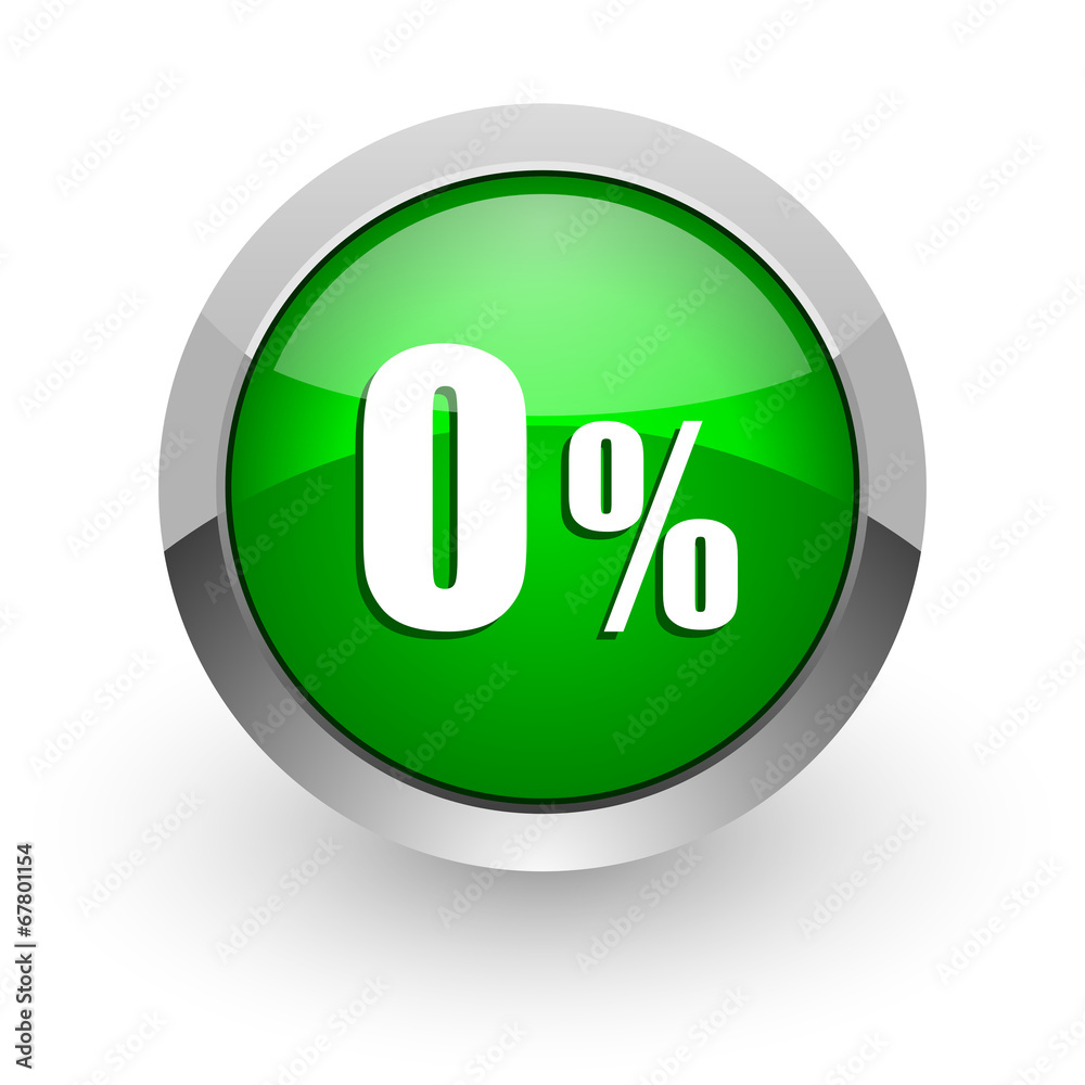0 percent green glossy web icon 0 percent green glossy web icon