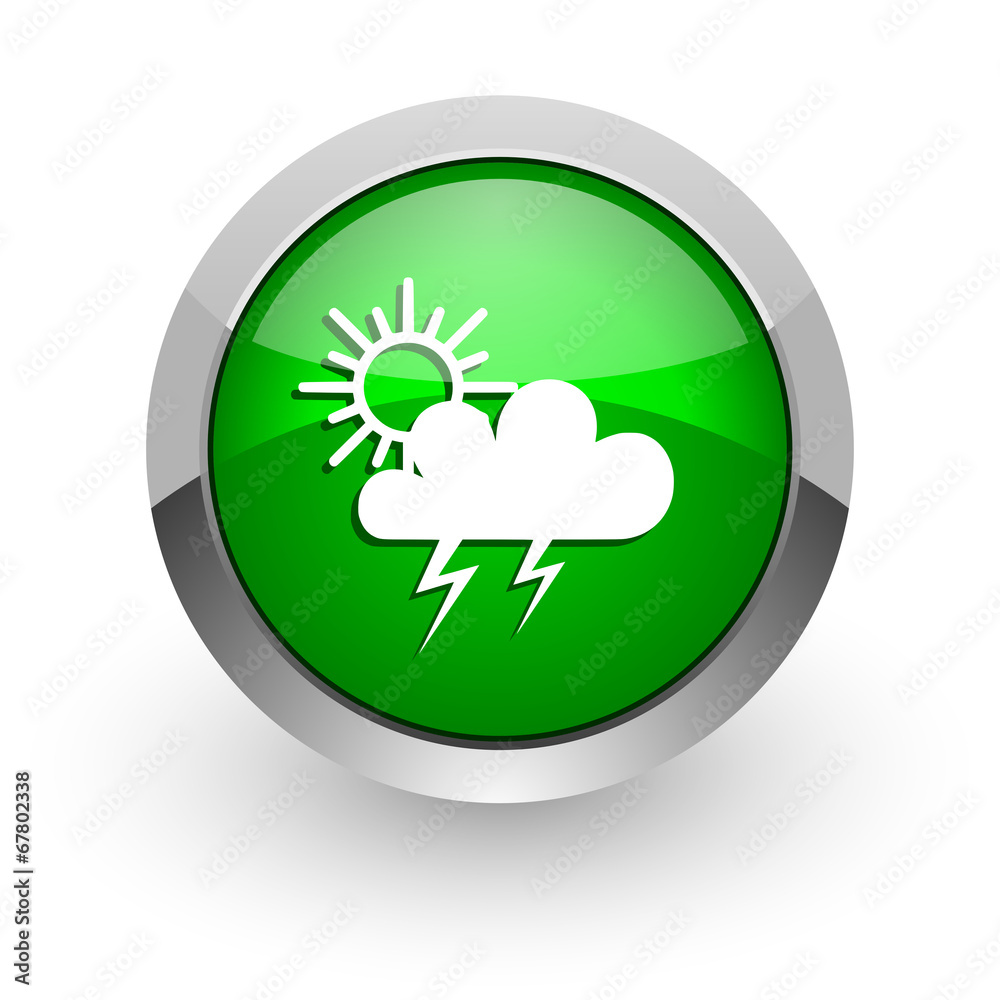 storm green glossy web icon storm green glossy web icon