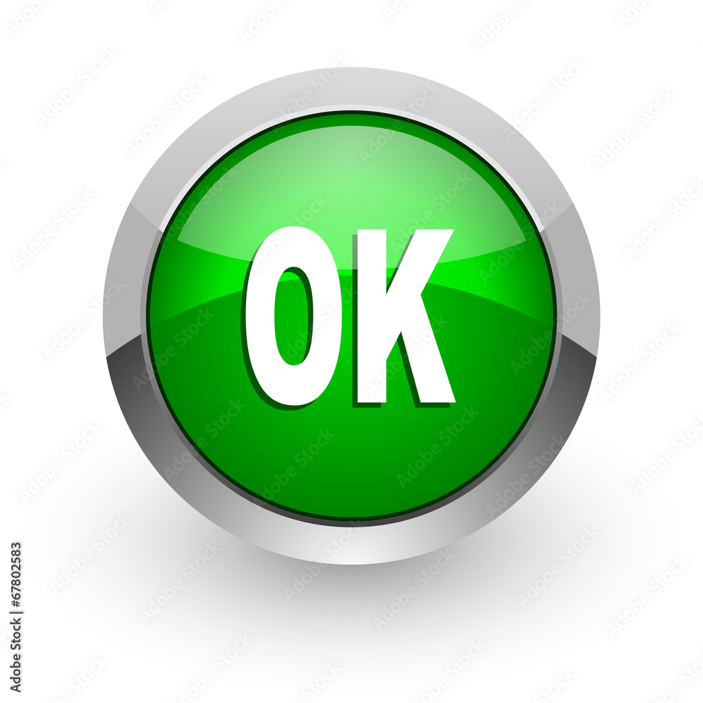 ok green glossy web icon ok green glossy web icon