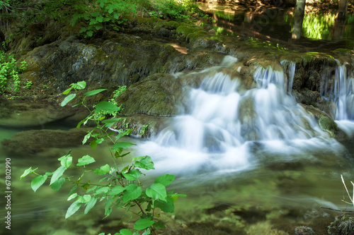 Waterfalls on Krka River. National Park  Dalmatia  Croatia