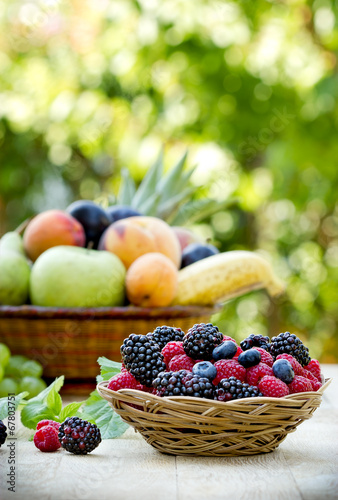 Variety of fruits for your health