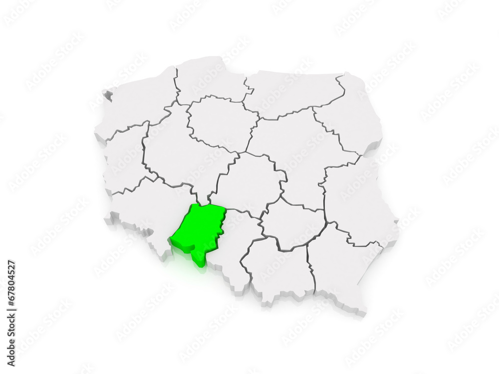 Map of Opole. Poland. Map of Opole. Poland.