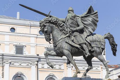 statue of El Cid, Burgos, Spain photo